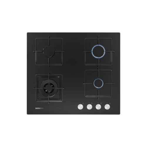 Siemens EN6C6HO12O iQ100 Gazlı Ocak 60 cm Sert cam, Siyah