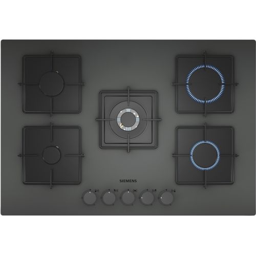 Siemens EN7B8QP30O iQ300 Gazlı Ocak 75 cm Sert cam,