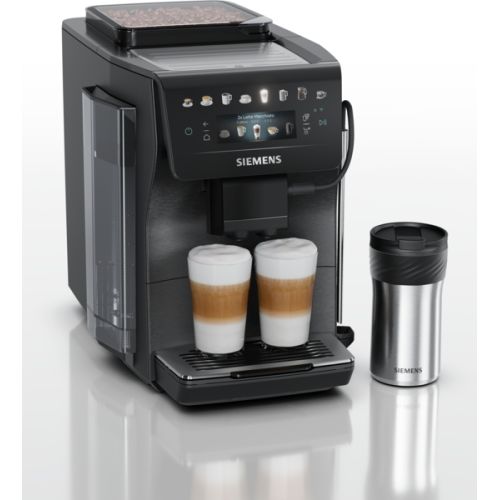 Siemens TP607ET5 Tam Otomatik Kahve Makinesi EQ600 iAroma Koyu inoks siyah