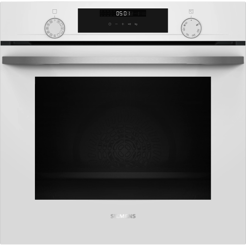 Siemens HU717ABV0T iQ300, Buhar Destekli Ankastre Fırın, 60 x 60 cm, Beyaz