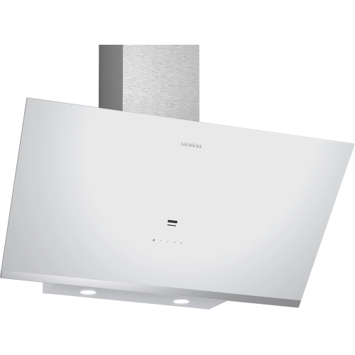 Siemens LC97KPJ20T iQ500 Duvar Tipi Davlumbaz 90 cm Beyaz Cam Yüzey, Beyaz