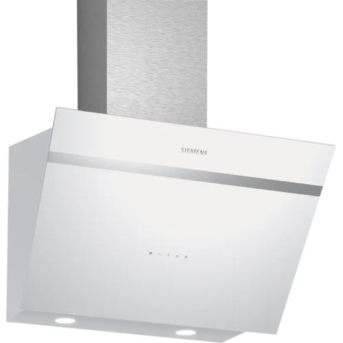 iQ300 Duvar Tipi Davlumbaz 60 cm Beyaz Cam Yüzey, Beyaz LC66KPJ20T